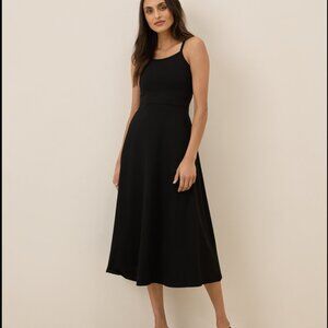 PACT Fit & Flare Midi Dress NWOT